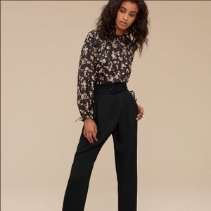 Aritzia Babaton asymmetrical musseaux pants XS